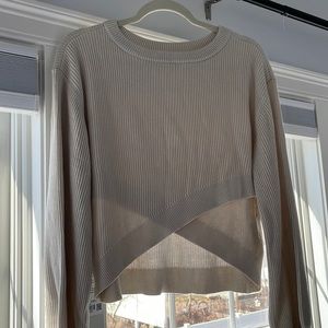 Never worn new with tags. Reversible crossover sweater. Size 8